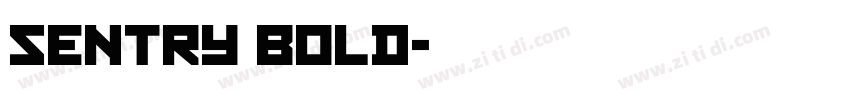 Sentry Bold字体转换